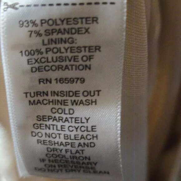 Cable & Gauge NWT Sequin Champaign Pencil Skirt Pull on Size L - Picture 8 of 10